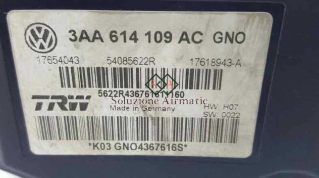 Volkswagen Passat centralina gruppo pompa ABS TRW 3AA614109AC - Foto 4