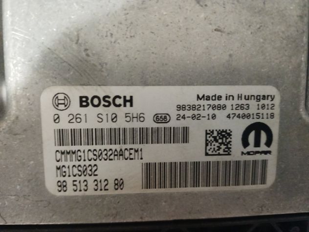 9851331280 CENTRALINA MOTORE PEUGEOT 208 II 1.2 PURETECH 100 0261S105H6 MG1CS032 - Foto 6