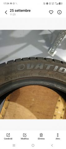 Vendo n 4 pneumatici invernali Ovation W586 mis 215/50/R17 95 H XL - Foto 5