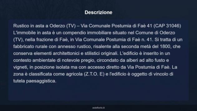 Immobile in asta di 925 m² con più di 5 locali in vendita a Oderzo - Foto 9