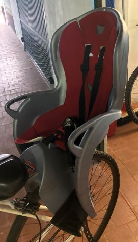 Seggiolino bici bambino Hamax Kiss - Attacco al telaio (Sicuro e robusto)