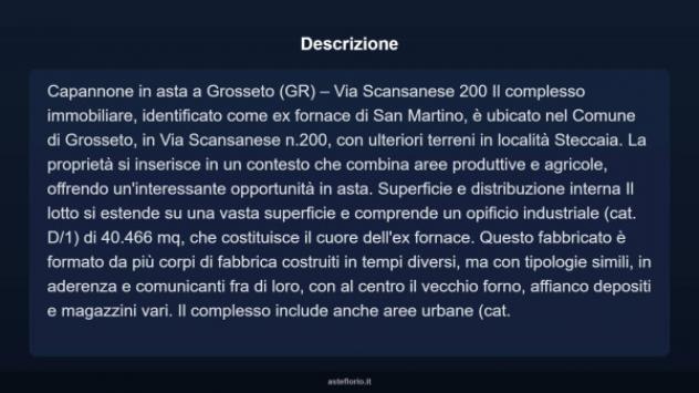 Immobile in asta di 40466 m² in vendita a Grosseto - Foto 4