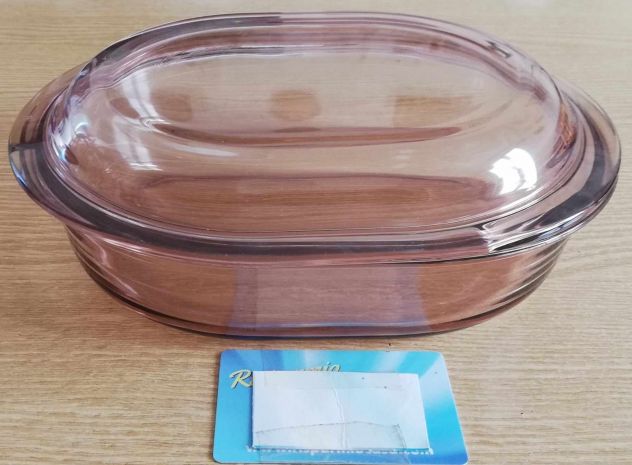 Pirofila trasparente Kraft con decorazioni di pesciolini, in pratica nuova - Foto 5