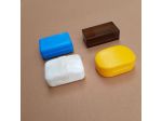 4 contenitori portasapone in plastica