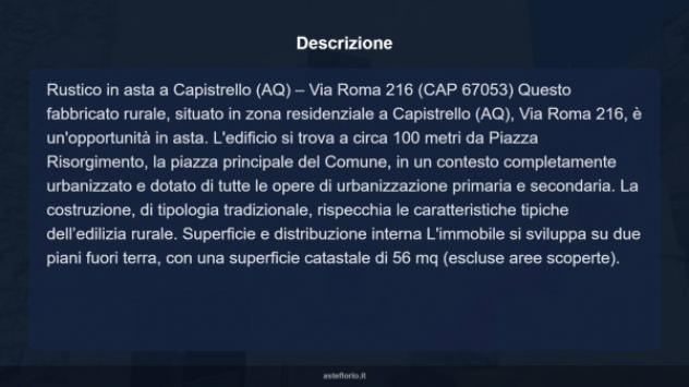 Immobile in asta di 56 m² in vendita a Capistrello - Foto 7