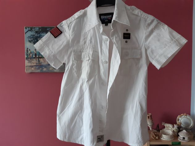 Camicia Bluer Usa biaca Bimbo Tg 8 - NUOVA