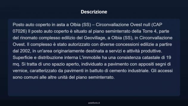 Immobile in asta di 19 m² in vendita a Olbia - Foto 4