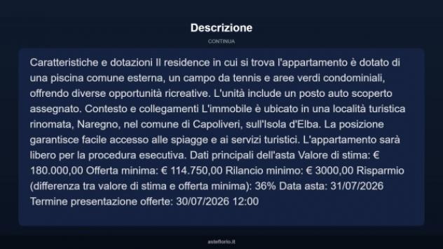 Immobile in asta di 53 m² in vendita a Capoliveri - Foto 14