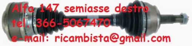 Alfa 147 semiasse destro 46307650