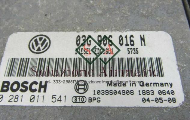Volkswagen Caddy 2.0 SDi centralina motore 03G906016N - Foto 2