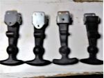4 Ganci Cofano Fiat 500 anteriore gomma
