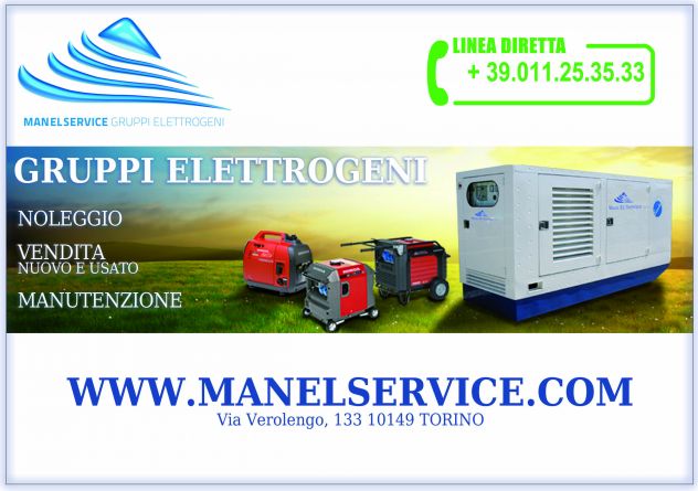 Noleggio generatori di corrente 10 KW silenziati, Padova