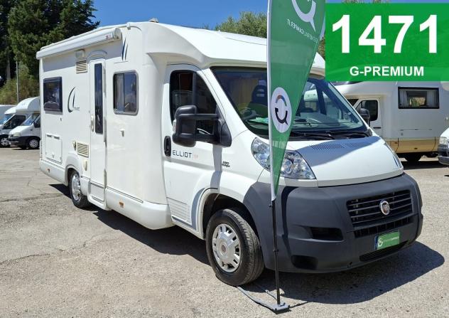 CAMPER CI DUCATO SEMINTEGRALE SEMIDINETTE LETTO FRANCESE CLIMATIZZATORE FOTOVOLTAICO CAMPEGGIO USATI 1471 - Foto 2