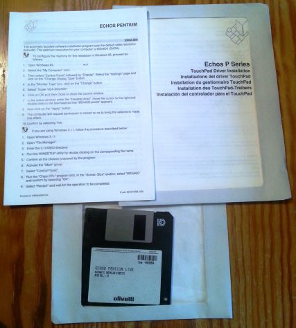 OLIVETTI ECHOS P75/P90 & P-SERIES MINI-DOCK GUIDE UTENTE VINTAGE ANNI 90 - Foto 5