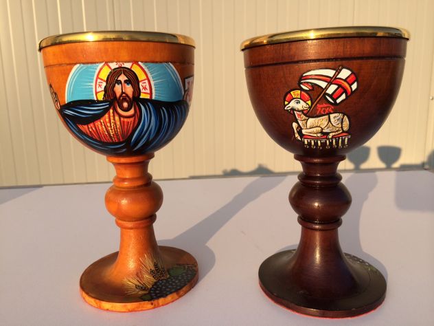 Calici in legno dipinti a mano - Foto 4