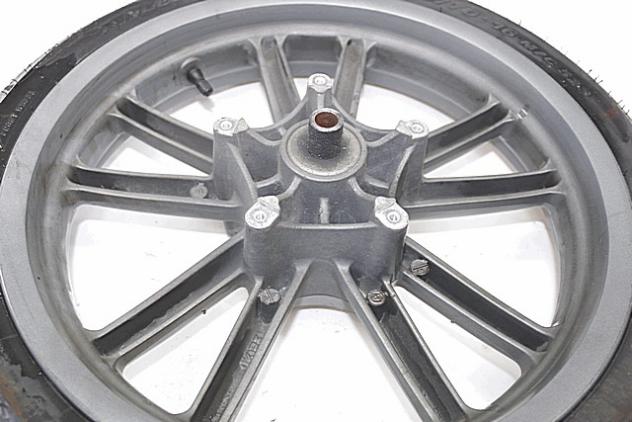 CERCHIO RUOTA ANTERIORE 16X3.00 PIAGGIO CARNABY 200 2007 - 2011 56416R FRONT WHEEL DA RIVERNICIARE - Foto 5