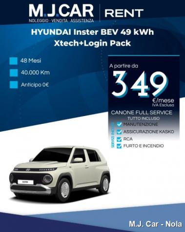 HYUNDAI INSTER BEV 49 kWh Xtech+Login Pack rif. 23776219