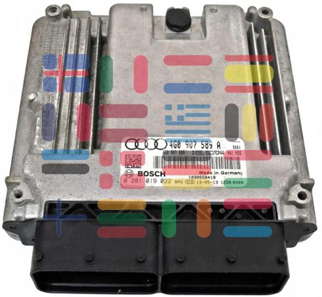0281019022 4G0907589A Audi A6 centralina motore Bosch