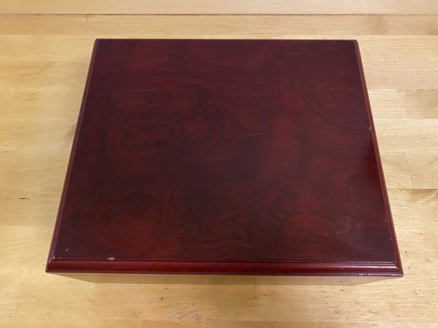 Grande scatola/humidor per sigari in legno massello chiaro - Foto 2
