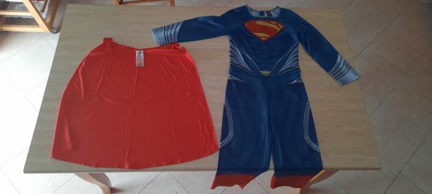 COSTUME / VESTITO DI CARNEVALE DA SUPERMAN C.MANTELLO, BAMBINO,TAGLIA 7-8 ANNI - Foto 3