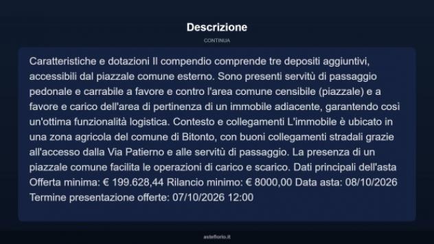 Immobile in asta di 750 m² in vendita a Bitonto - Foto 5