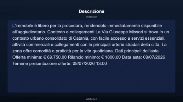 Immobile in asta di 122 m² con più di 5 locali in vendita a Catania - Foto 4