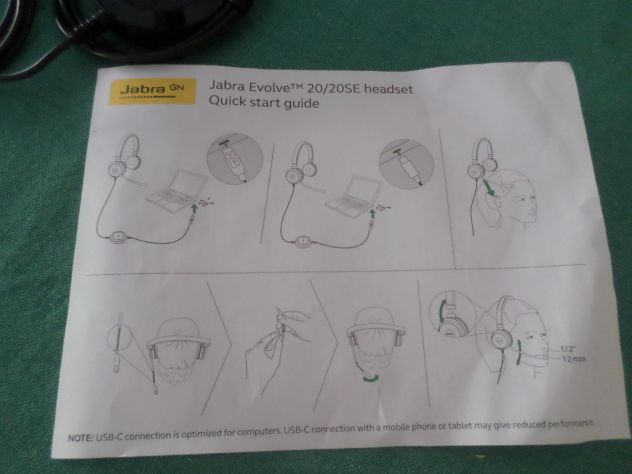 CUFFIE JABRA EVOLVE 20/20SE CON FILO - Foto 5