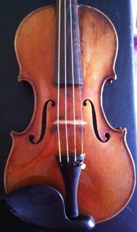 Violino con etichetta armando altavilla napoli 1946