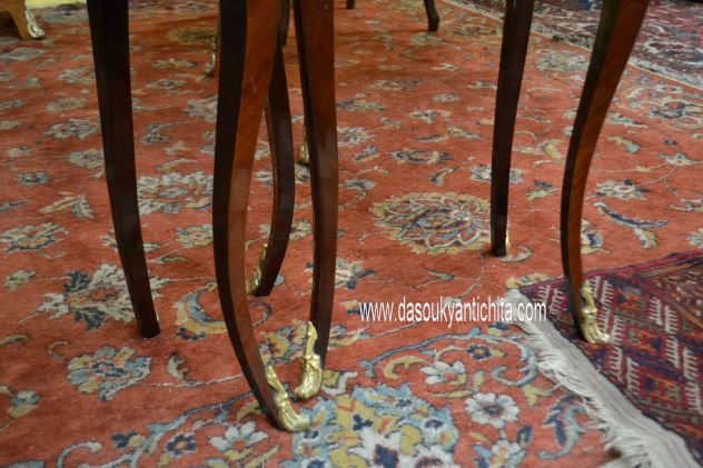 Coppia di comodini da centro stile Luigi XV - Foto 4