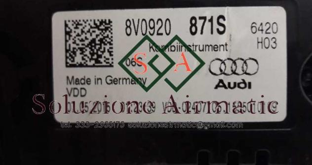 Audi A3 Sportback 1.6 TDI quadro strumenti 8V0920871S - Foto 3