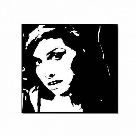 Quadro Amy Winehouse dipinto a mano pop art - Foto 2