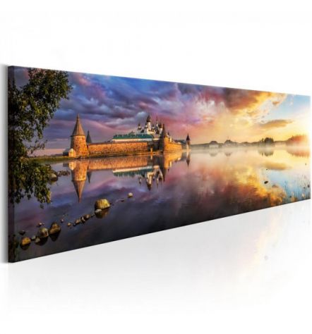 Quadro Con Un Castello Su Una Isola ARREDALACASA