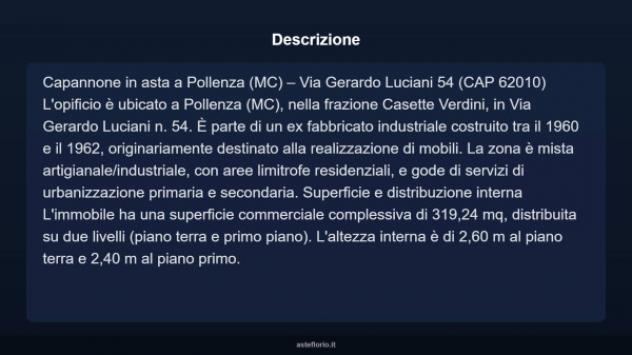 Immobile in asta di 319 m² in vendita a Pollenza - Foto 10