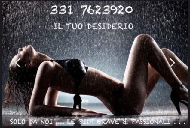 **Studio FELINA** 4 NUOVE RAGAZZE PER TE . .POSSON BASTARE . .SCEGLI LA TUA Tel:3317623920