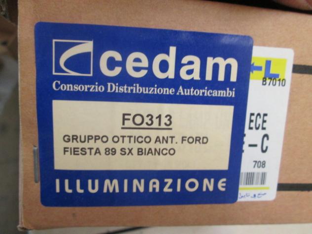 20297120 FANALINO FRECCIA INDICATORE DI DIREZIONE ANTERIORE SINISTRO FORD FIESTA 1.3 B 5P RICAMBIO NUOVO BIANCO - Foto 2