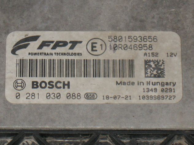 0281030088 ECU CENTRALINA IVECO DAILY 3.0 0281030088 EDC17C49 5801593656 - Foto 3