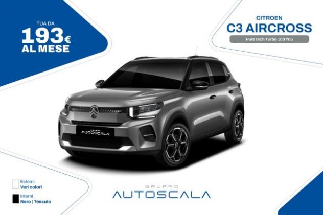 CITROEN C3 Aircross PureTech Turbo 100 You rif. 22201912