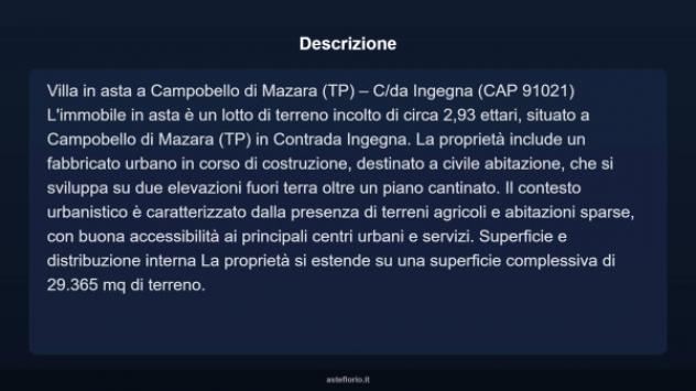 Immobile in asta di 29365 m² in vendita a Campobello di Mazara - Foto 5