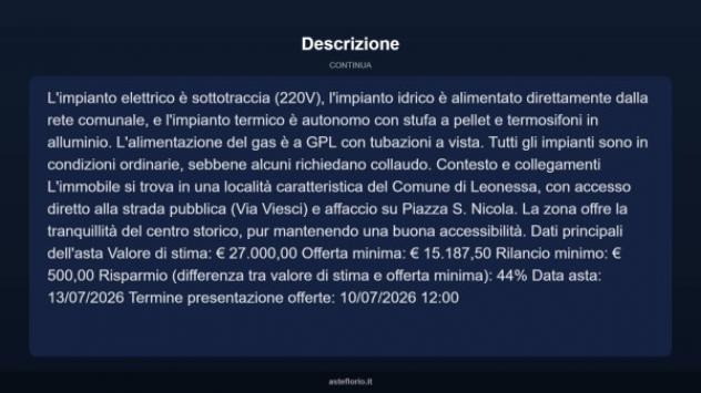 Immobile in asta di 88 m² in vendita a Leonessa - Foto 16
