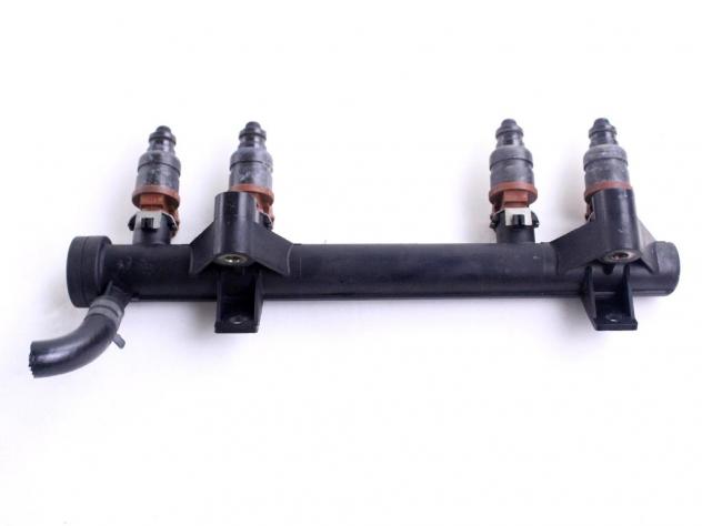 047133321J TUBO INIEZIONE CON SERIE INIETTORI BENZINA SKODA FABIA 1.4 B 50KW 5M 5P (2001) RICAMBIO USATO 047906031C