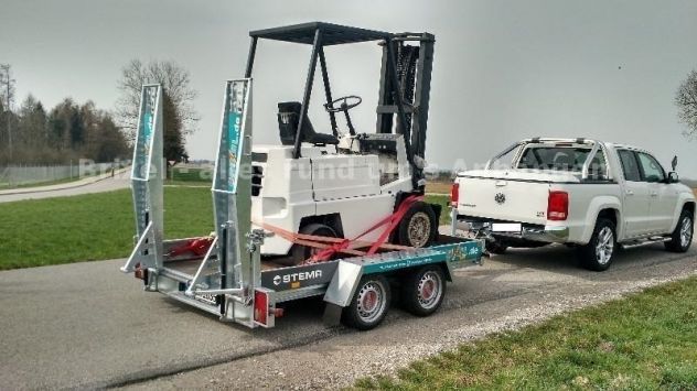 Rimorchio Trasporto Macchine Operatrici, completo di Rampe posteriori - Foto 8