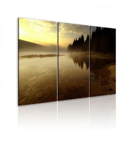 Quadro Sul Lago Montuoso Cm. 60x40 ARREDALACASA