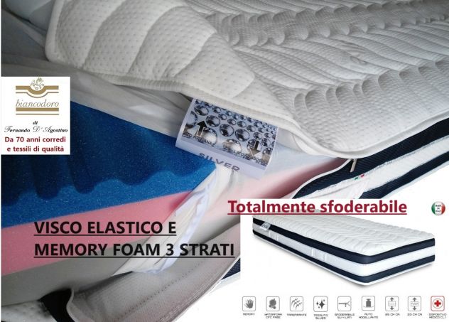Materasso visco elastico memory form 3 strati - Foto 10