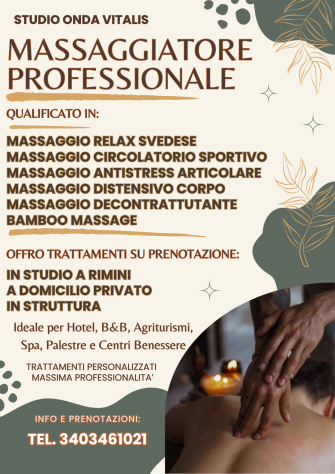 MASSAGGIATORE DIPLOMATO