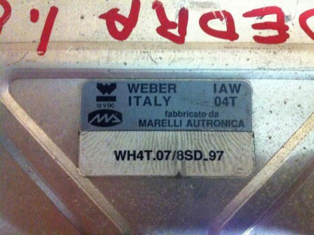Centralina Motore Weber per LANCIA DEDRA 1.8 IAW04T - Foto 2
