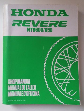 Honda Revere NTV 650 manuale officina italiano