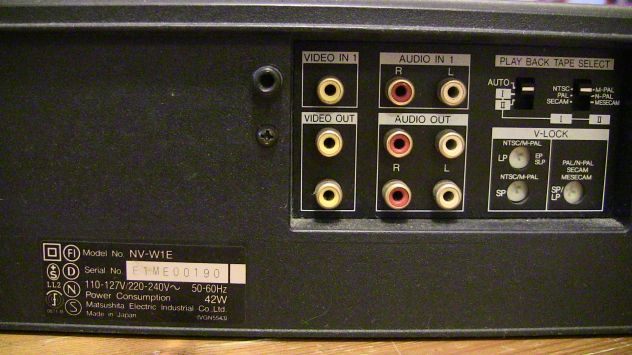 Videoregistratore Panasonic NV-W1 multistandard con scheda video Canopus - Foto 5
