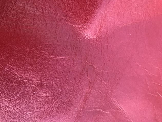 Pelle nappa rosso scarlatto da pelletteria - Foto 6
