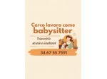 BABY SITTER DISPONIBILE NEI WEEKEND
