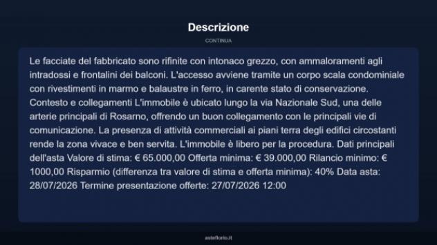 Immobile in asta di 153 m² con più di 5 locali in vendita a Rosarno - Foto 13